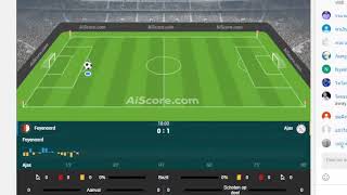 Feyenoord  Ajax live broadcast 🔴 with detailed visual and text effects 2024 [upl. by Ramedlaw263]