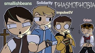 The Noobs and ImpulseSV Played Phasmophobia Animatic [upl. by Wichman]