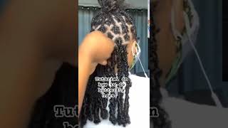 Tutorial on how to do butterfly locs hairstyles everyonefollowers [upl. by Eico]