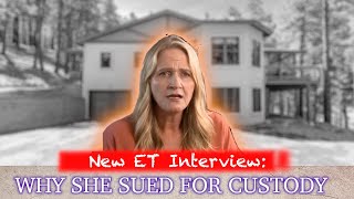 Christines Revealing Interview She Talks Kody amp Custody [upl. by Ytirehc503]