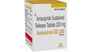 Amisulran OD 200 Tablets Amisulpride Sustained Release Tablets 200mg [upl. by Ipoillak]