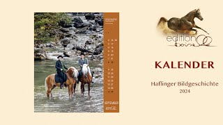 Haflinger Kalender Innenseite 2024 [upl. by Farrington144]