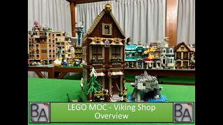 LEGO MOC  Viking Shop Overview [upl. by Onilatac]