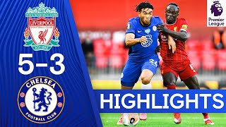 Liverpool 53 Chelsea  Premier League Highlights [upl. by Basilius]