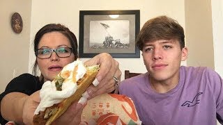 24 Taco Challenge From Taco Bell Mukbang 💋 [upl. by Elle]