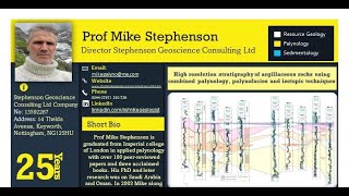 Highresolution stratigraphy using palynology palynofacies and isotopes Prof Mike Stephenson [upl. by Ojoj]