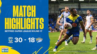 Highlights R17  Warrington Wolves v Leeds Rhinos [upl. by Ynnelg]