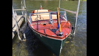 1957 19 Century Viking Nordic Arrives 11 11 2020 Snake Mountain Boatworks LLC [upl. by Garber]