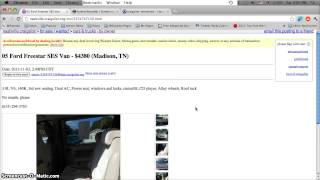 Craigslist Nashville Tennessee Used Cars and Vans  For Sale by Owner Prices Below 1000 [upl. by Nezam]