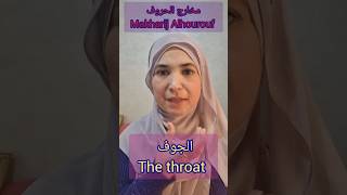 الجوف مخارج The throat Makharij learning اكسبلور تجويد تيكتوك تعليم arabic quranreading [upl. by Anifares700]