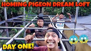 DAY 1 HOMING PIGEON DREAM LOFT  HINDI AKO MAKAPANIWALA MGA NAGATUKAY MET [upl. by Neltiac]