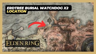 Erdtree Burial Watchdog x2 Caelid Boss Location  Elden Ring [upl. by Vanna9]