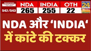 Election Results LIVE NDA और ‘INDIA‘ में कांटे की टक्कर देखें हर Update LIVE  News24 LIVE [upl. by Nwahsat]