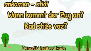 Lekcija 174 GLAGOLI SA RAZDVOJIVIN PREFIKSOM  Primeri  Prefiks u nemackom jeziku [upl. by Yrocaj]