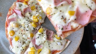 COMO HACER PIZZA CON TORTILLAS DE HARINA [upl. by Attenrev]