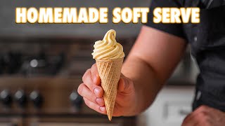 Homemade Soft Serve Frozen Custard [upl. by Rianna]