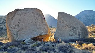 Advanced Rockcraft Arête 59 X Flash  Buttermilk Boulders [upl. by Hidie]