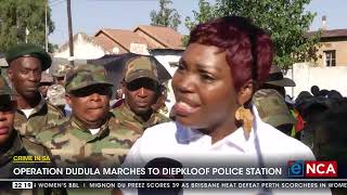 Operation Dudula marches to Diepkloof Police Station [upl. by Reuben]