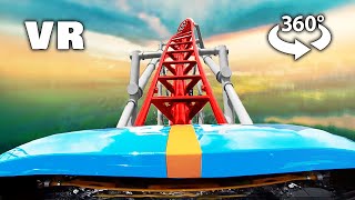 360° VR  ROLLER COASTER  Great American Scream Machine [upl. by Chrissa30]