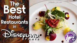 What are the BEST Hotel Restaurants in Disneyland Paris [upl. by Nosnar799]