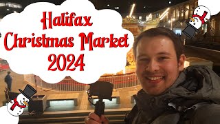 Halifax Christmas Market 2024 The Piece Hall West Yorkshire [upl. by Melisent201]