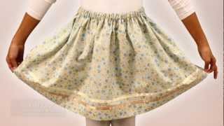 Dirndl Skirt Sewing FREE SAMPLE [upl. by Stelle952]