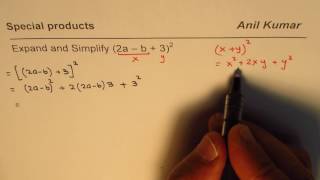 How to find Square of a Trinomial [upl. by Locin]