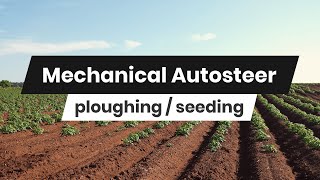 Mechanical Autosteer I Ploughing  Seeding  Hands free tractor driving [upl. by Jak]