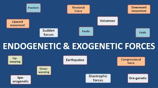 ENDOGENETIC amp EXOGENETIC FORCES [upl. by Jolie36]