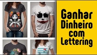 Como vender seu lettering em estampas para camisetas [upl. by Jaunita]