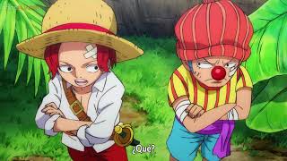 One Piece  Shanks conoce a Barbanegra de pequeños [upl. by Imled895]