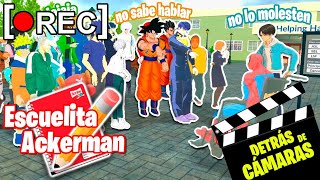 La Escuelita Ackerman con Levi 9  VRCHAT DETRÁS DE CÁMARAS [upl. by Ivets]