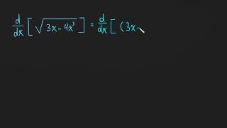 26 Chain Rule  Example 2  sinx2  1 [upl. by Aizirk]