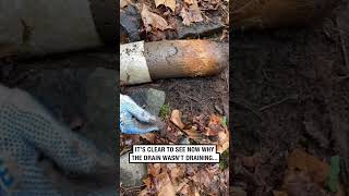 This clogged pipe desperately needed a clean 🤢😲  🎥 Viralhog [upl. by Bary147]