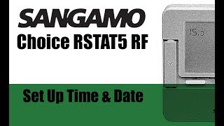 Sangamo Choice  Set Up Time amp Date [upl. by Euqilegna166]