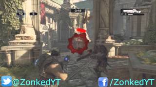 ZONKED Headshot quotGears of War 3quot [upl. by Sergent]