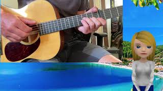 Andante Andante  Mamma Mia version  FREE TAB  vocal and fingerstyle guitar [upl. by Thordis]