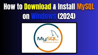 How to Download Install and Setup MySQL on Windows 2024  Server amp Workbench [upl. by Alrahs386]