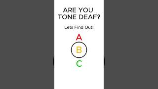 TONE DEAF TEST Link In Bio For FREE Music Training [upl. by Theresita]