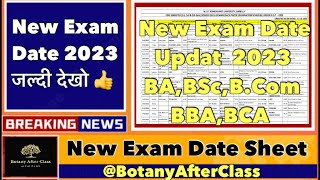 MJPRU New Exam Date sheet 2023  how to download new mjpru exam datesheet [upl. by Margette220]