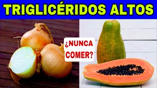 18 Consejos para BAJAR LOS TRIGLICÉRIDOS ALTOS de forma natural [upl. by Alcock]