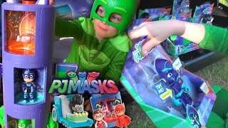 PJ Masks Transforming Toy Hunt  Luna Girl Tank Steals The Toys [upl. by Eednak]