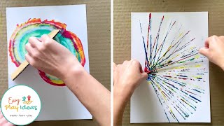 Abstract Painting Ideas for Kids  Process Art Ideas for Kids  Painting Ideas for Kids [upl. by Eerat]