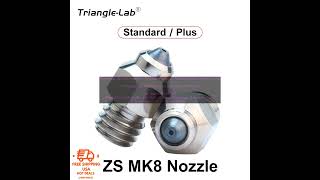 1005005108362806 Trianglelab ZS MK8 Nozzle for 3D printers hotend 1 75MM Filament J hea [upl. by Sears463]