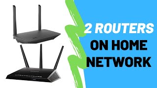 How To Connect 2 Routers On 1 Home Network [upl. by Editha]