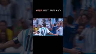 Leo Messi Best Free kick  FIFA World Cup Best Free Kick  Top Football Free kick Messi [upl. by Eylatan]