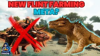 Best new way to farm flint on Ark Ascended 2024 [upl. by Morocco]