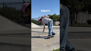 my back 50 lock in is weird skateboarding skate bs180 [upl. by Evreh]