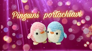 Pinguini 🐧 portachiavi [upl. by Tobiah]