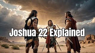 Joshua Chapter 22 Explained Transjordan Tribes Almost Start A Civil War [upl. by Noelopan]